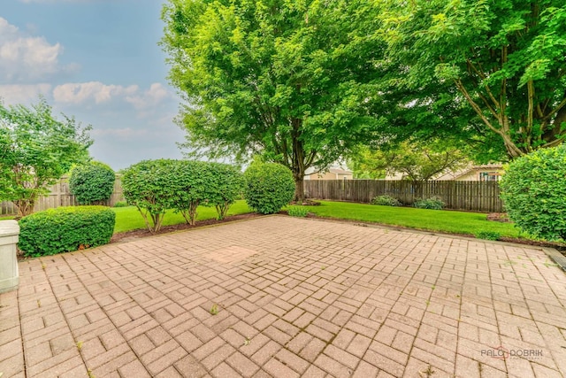 707 Wedgewood Trl, Mchenry, IL 60050 - fenced backyard featuring a patio