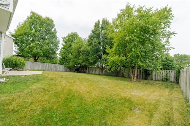3310 Stonebridge Dr, Bloomington, IL 61704 - fenced backyard featuring a patio area