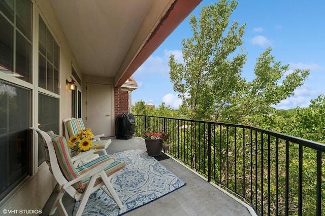 3125 Town Square Dr Unit 408, Rolling Meadows, IL 60008 - balcony with area for grilling