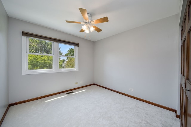 27W098 Walnut Dr, Winfield, IL 60190 - empty room with carpet floors and ceiling fan