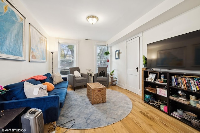 2076 N Campbell Ave, Chicago, IL 60647 - living area with wood finished floors