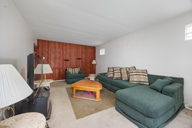 15620 Ingleside Ave, Dolton, IL 60419 - living area with carpet flooring and wooden walls