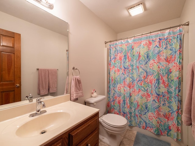 15955 Raintree Rd, Bloomington, IL 61705 - bathroom featuring vanity and a shower with curtain