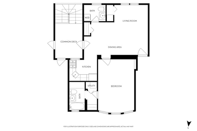 4240 N Clarendon Ave Unit 405S, Chicago, IL 60613 - view of floor plan / room layout