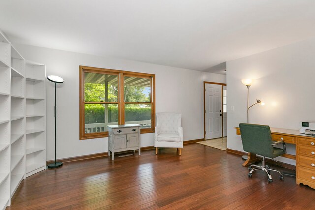 219 N Nina St, Cortland, IL 60112 - office area with wood finished floors
