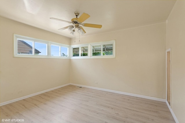 1113 Bristol Ave, Westchester, IL 60154 - unfurnished room featuring light wood-style flooring and a ceiling fan