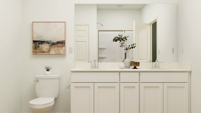 12251 Ehorn Rd, Huntley, IL 60142 - bathroom with double vanity and a shower