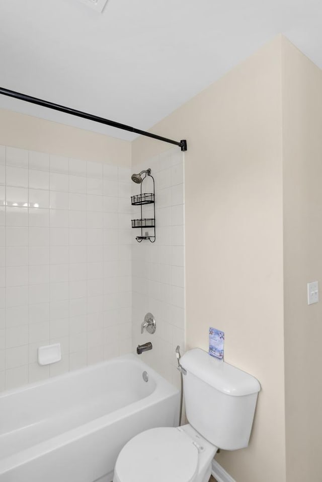 1850 Maureen Dr, Hoffman Estates, IL 60192 - full bathroom with toilet and shower / bathtub combination