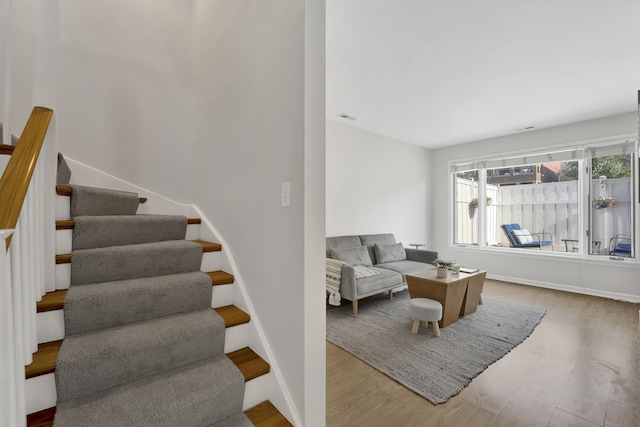 1315 W Webster Ave, Chicago, IL 60614 - stairway with wood finished floors and baseboards
