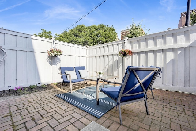 1315 W Webster Ave, Chicago, IL 60614 - fenced backyard with a patio area