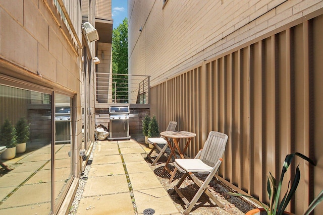 1529 W Chestnut St Unit 102, Chicago, IL 60642 - view of patio featuring grilling area
