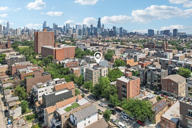 1529 W Chestnut St Unit 102, Chicago, IL 60642 - skyline view