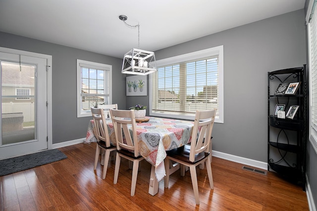 2225 Prairie Chase Dr, Bourbonnais, IL 60914 - dining room with a chandelier and wood finished floors