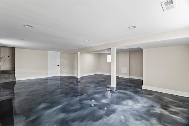 1706 S 9th Ave, Maywood, IL 60153 - finished below grade area with recessed lighting