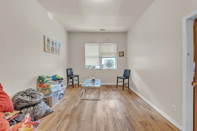 5347 S Racine Ave, Chicago, IL 60609 - sitting room with wood finished floors