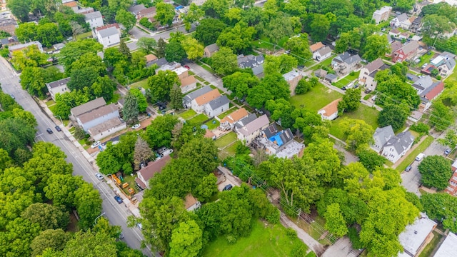 5347 S Racine Ave, Chicago, IL 60609 - aerial view of property and surrounding area with nearby suburban area