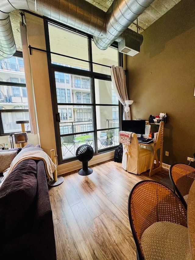 900 N Kingsbury St Unit 861, Chicago, IL 60610 - office featuring wood finished floors