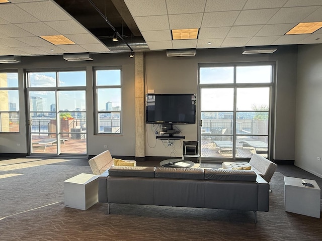 900 N Kingsbury St Unit 861, Chicago, IL 60610 - building lobby with a drop ceiling