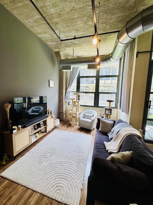 900 N Kingsbury St Unit 861, Chicago, IL 60610 - living area featuring wood finished floors