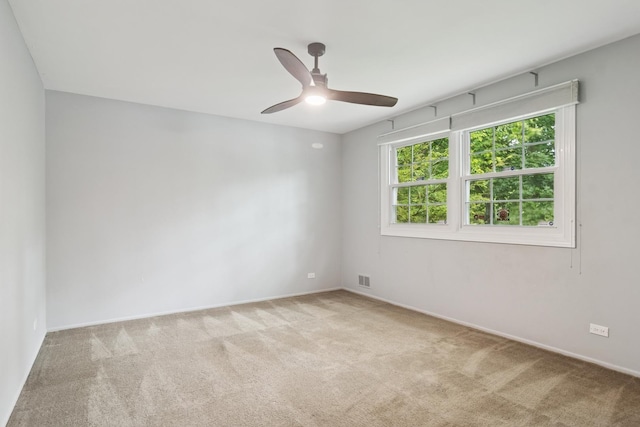 870 Georgetowne Ln, Barrington, IL 60010 - empty room with carpet floors and ceiling fan