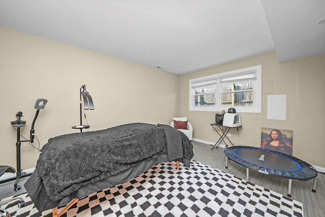 14424 S Pheasant Ln, Homer Glen, IL 60491 - bedroom featuring wood finished floors and electric panel