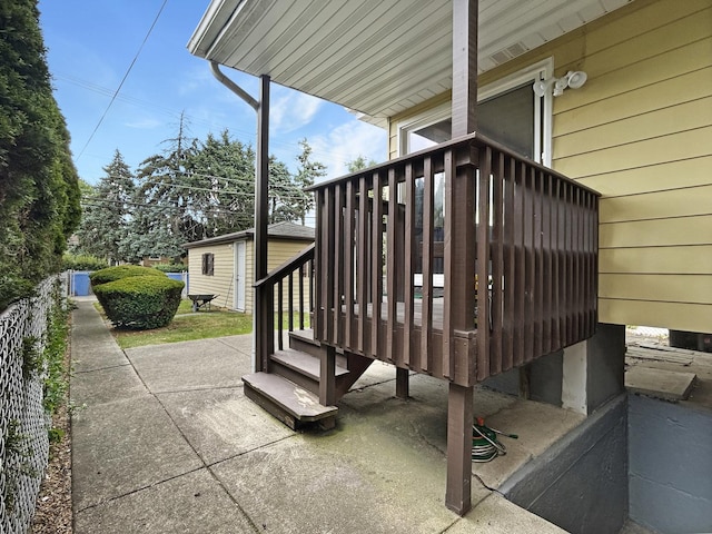 4841 N Natchez Ave, Chicago, IL 60656 - view of patio / terrace featuring a wooden deck