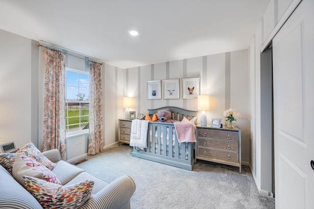 2893 Killarny Dr, Elgin, IL 60124 - bedroom featuring carpet and a closet