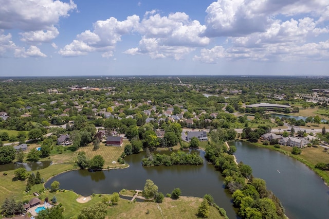 1090 Roselle Rd, Inverness, IL 60067 - bird's eye view of a nearby body of water