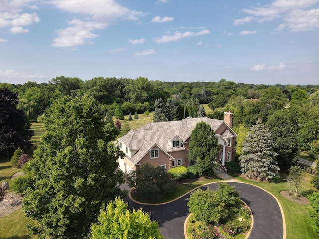 590 Merri Oaks Rd, Barrington Hills, IL 60010 - view of subject property with a forest