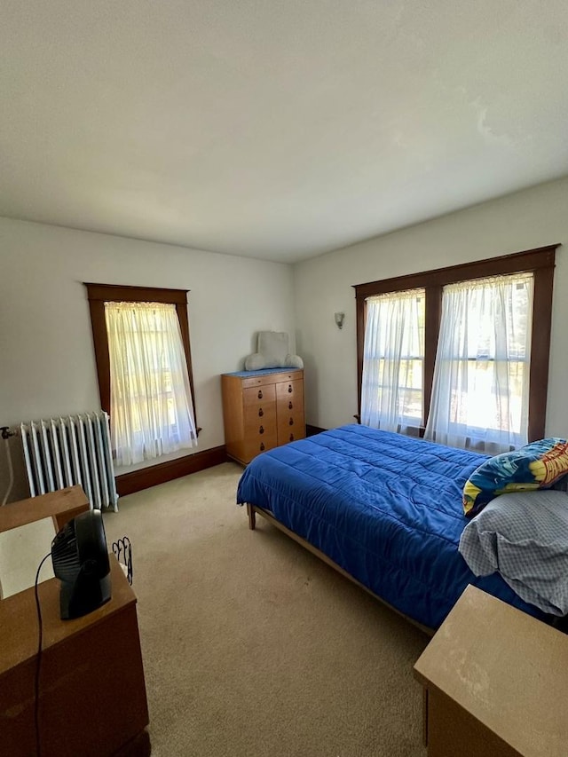 605 Washington St, Prophetstown, IL 61277 - bedroom featuring radiator heating unit and carpet floors