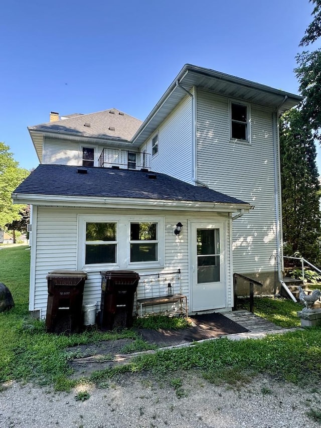 605 Washington St, Prophetstown, IL 61277 - rear view of property