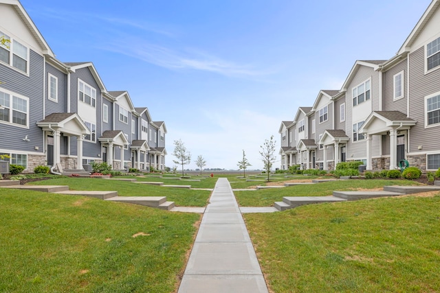 846 Briar Glen Ct, Hampshire, IL 60140 - view of community with a residential view and a lawn