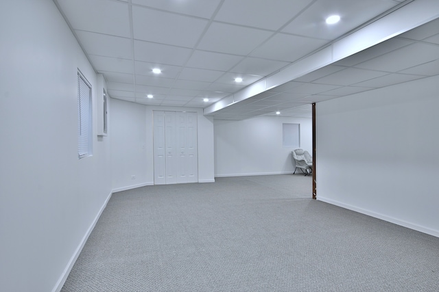 2020 Medinah Cir, Elgin, IL 60123 - finished basement featuring carpet floors and recessed lighting