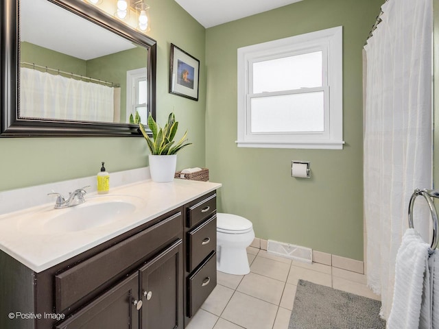 3916 N Adams St, Westmont, IL 60559 - full bathroom with vanity and tile patterned flooring