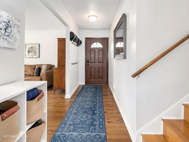 3916 N Adams St, Westmont, IL 60559 - entrance foyer featuring wood finished floors and stairs