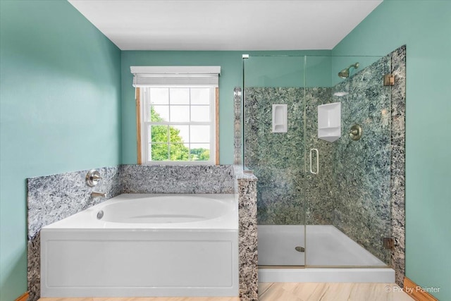 906 Ridgewood Dr, Cary, IL 60013 - full bath featuring a bath and a stall shower