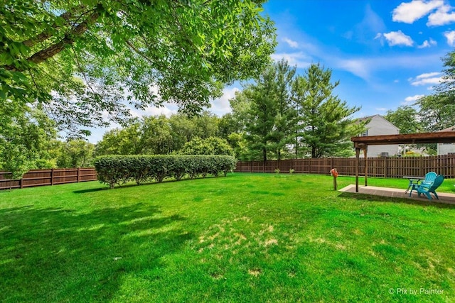 906 Ridgewood Dr, Cary, IL 60013 - fenced backyard with a patio