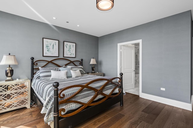 363 E Wacker Dr Unit 2503, Chicago, IL 60601 - bedroom with wood finished floors and recessed lighting