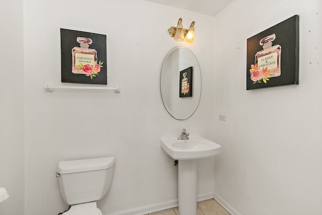1285 Mallard Ln, Hoffman Estates, IL 60192 - bathroom featuring toilet and tile patterned flooring