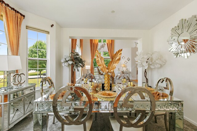 1285 Mallard Ln, Hoffman Estates, IL 60192 - dining area with baseboards