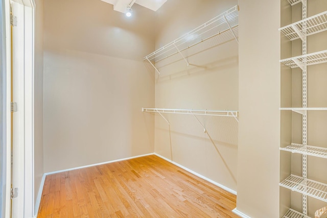 5200 S Ellis Ave Unit 318, Chicago, IL 60615 - walk in closet featuring wood finished floors