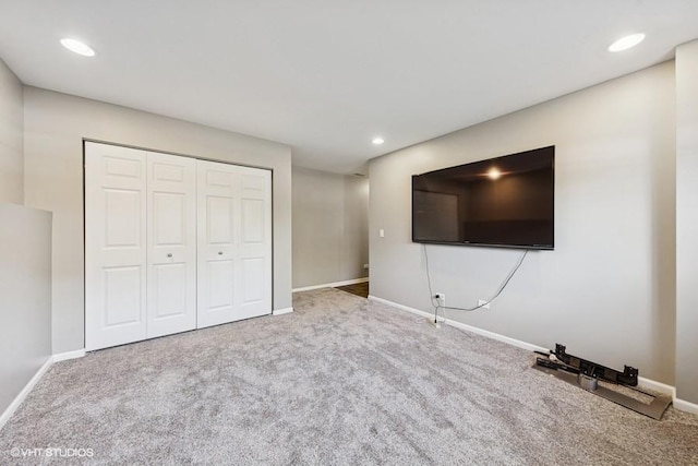 10589 153rd Pl, Orland Park, IL 60462 - unfurnished bedroom with carpet flooring, a closet, and recessed lighting