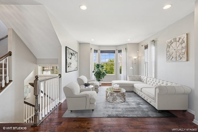 10589 153rd Pl, Orland Park, IL 60462 - living room with wood-type flooring and recessed lighting