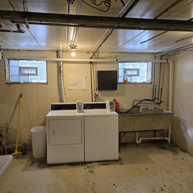 1041 N NW Hwy Unit A4, Park Ridge, IL 60068 - basement featuring washer and clothes dryer