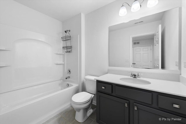 23540 W Bancroft Dr Unit 0, Plainfield, IL 60585 - bathroom with vanity,  shower combination, and tile patterned floors