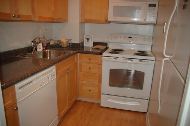 21 W Goethe St Unit 17C, Chicago, IL 60610 - kitchen featuring white appliances and light wood-style floors