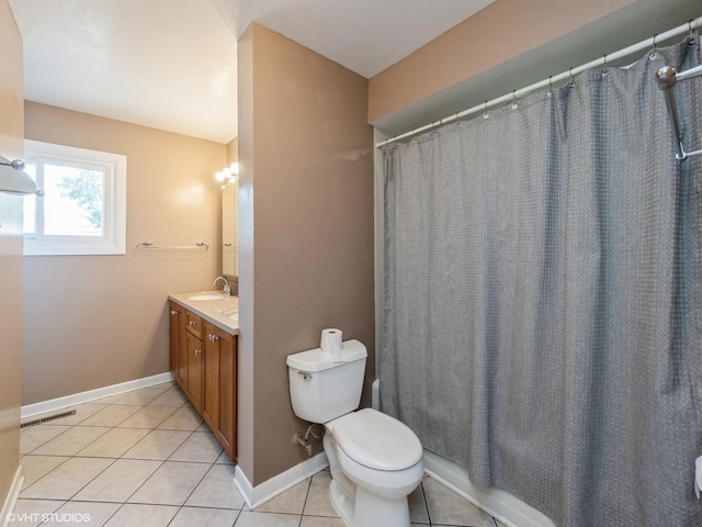 235 S Cedar St, Palatine, IL 60067 - full bathroom featuring tile patterned floors, vanity, and curtained shower
