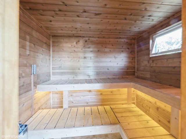 235 S Cedar St, Palatine, IL 60067 - relaxing sauna / steam room with wood ceiling and wooden walls