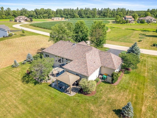 7681 Highlands Dr, Rockford, IL 61102 - view from above of property featuring a tree filled landscape
