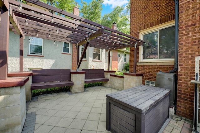 9146 S Hamilton Ave, Chicago, IL 60643 - view of patio / terrace featuring a pergola